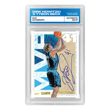 Load image into Gallery viewer, DIRK NOWITZKI X TYSON BECK - &quot;MVP&quot; - AUTOGRAPH - LIMITED TO 41
