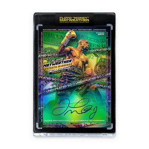 FLOYD MAYWEATHER JR. X TYSON BECK - "50-0" - AP VARIATION - AUTOGRAPH - LIMITED TO 20