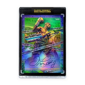 FLOYD MAYWEATHER JR. X TYSON BECK - "50-0" - COLORATION - DUAL AUTOGRAPH - LIMITED TO 5
