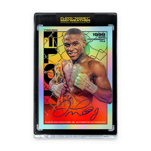 FLOYD MAYWEATHER JR. X TYSON BECK - "98 SUPER FEATHERWEIGHT TITLE" - RAINBOW FOIL - AUTOGRAPH - LIMITED TO 29
