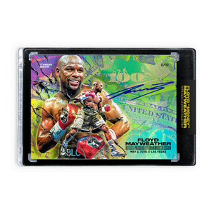 FLOYD MAYWEATHER JR. X TYSON BECK - "BATTLE FOR GREATNESS" - COLORATION - LIMITED TO 10 - ARTIST AUTOGRAPH BY TYSON BECK