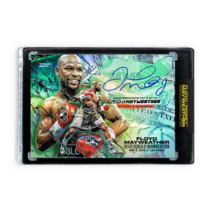 FLOYD MAYWEATHER JR. X TYSON BECK - "BATTLE FOR GREATNESS" - RAINBOW FOIL - AUTOGRAPH - LIMITED TO 29