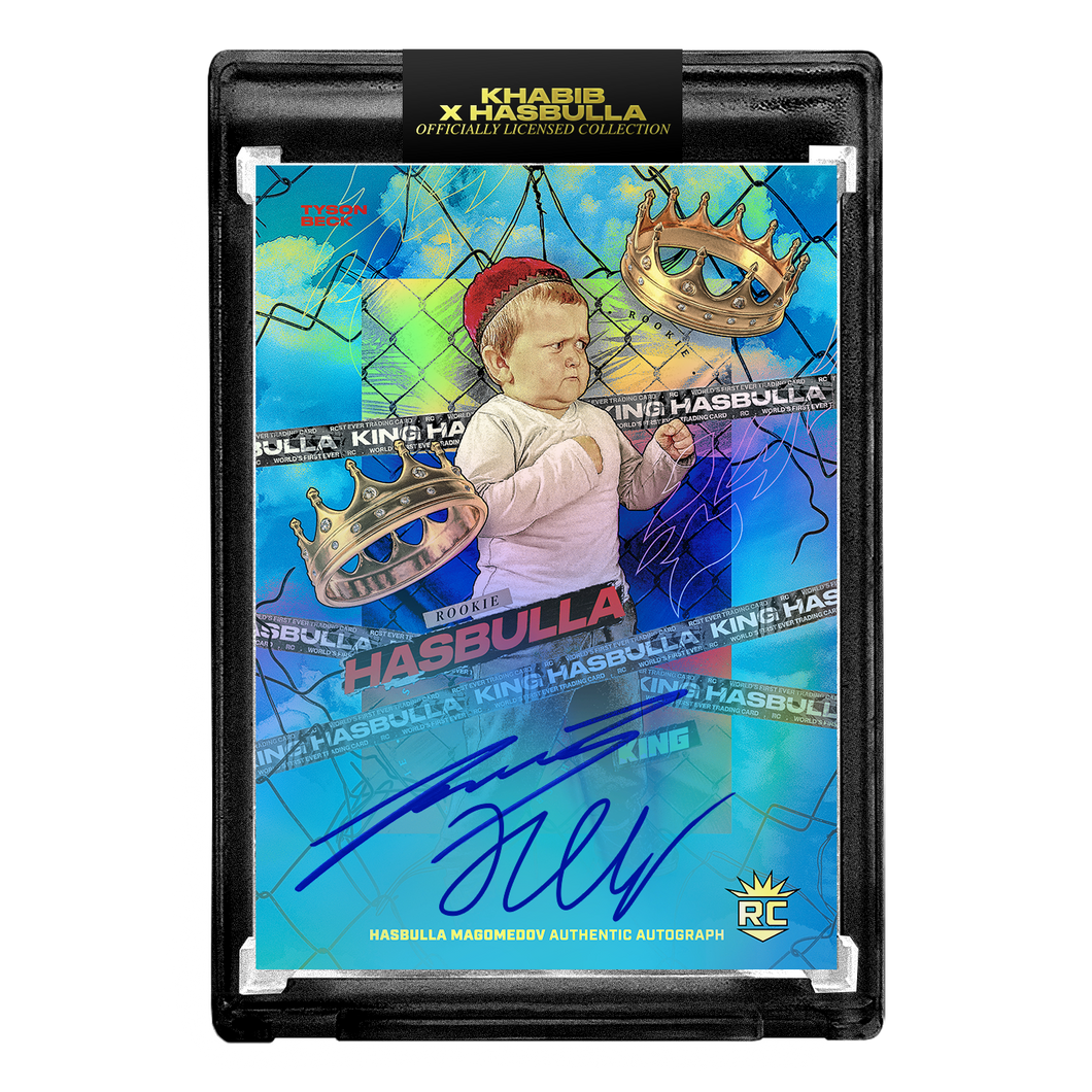 HASBULLA X TYSON BECK - RC - KING HASBULLA - AP - DUAL AUTOGRAPH 🌈 LIMITED TO 10
