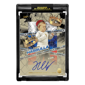 HASBULLA X TYSON BECK - RC - KING HASBULLA - GOLD FOIL - AUTOGRAPH - LIMITED TO 39