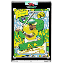 Load image into Gallery viewer, Rickey Henderson by Tyson Beck - GOLD AUTOGRAPH - LIMITED TO 10
