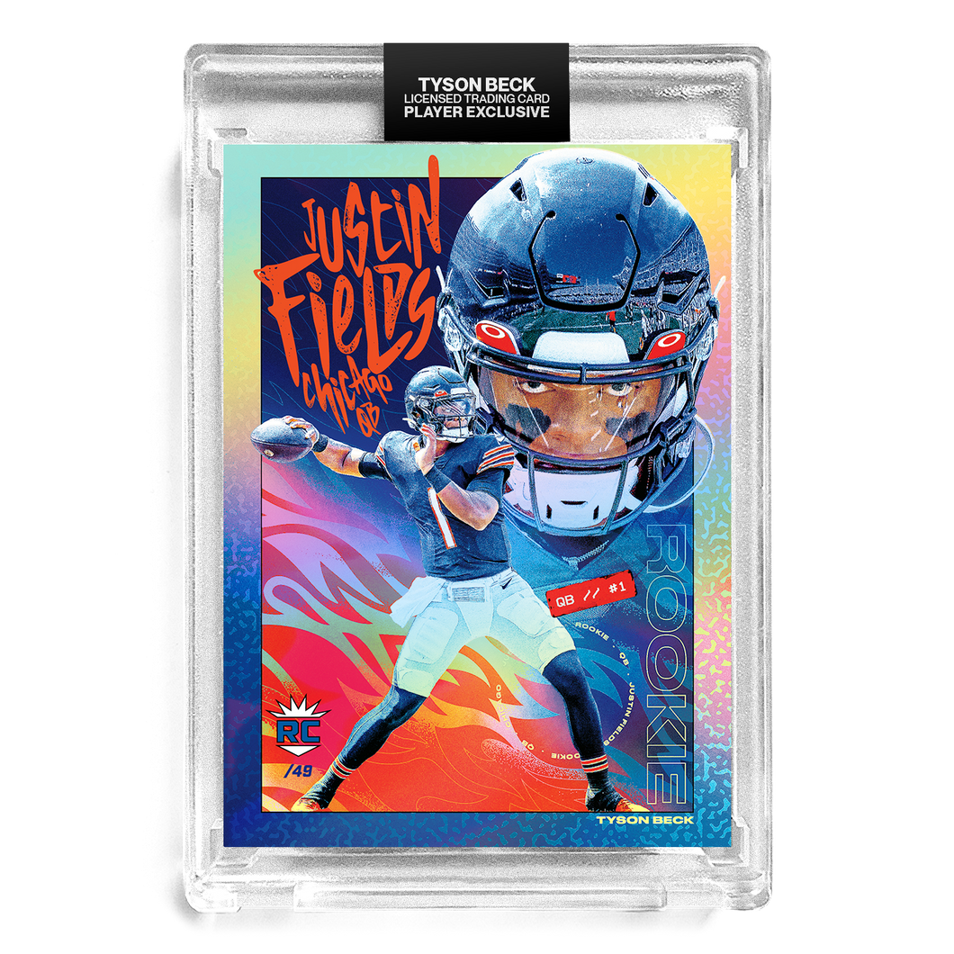 JUSTIN FIELDS X TYSON BECK - RC1 - RAINBOW FOIL VARIATION 🌈 LIMITED TO 49
