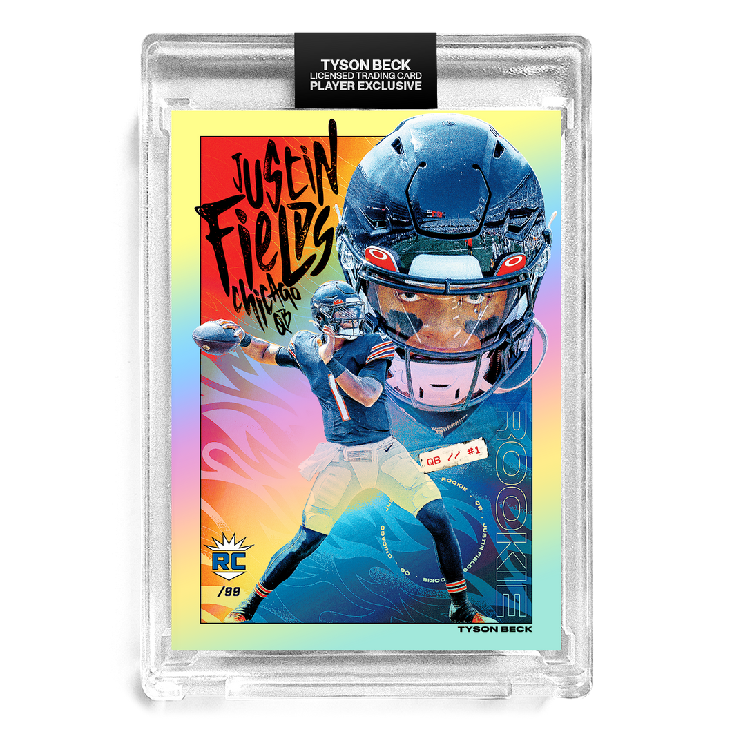 JUSTIN FIELDS X TYSON BECK - RC1 - RAINBOW FOIL 🌈 LIMITED TO 99