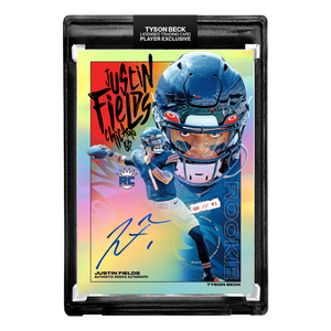JUSTIN FIELDS X TYSON BECK - RC1 - RAINBOW FOIL AUTOGRAPH 🌈 LIMITED TO 25