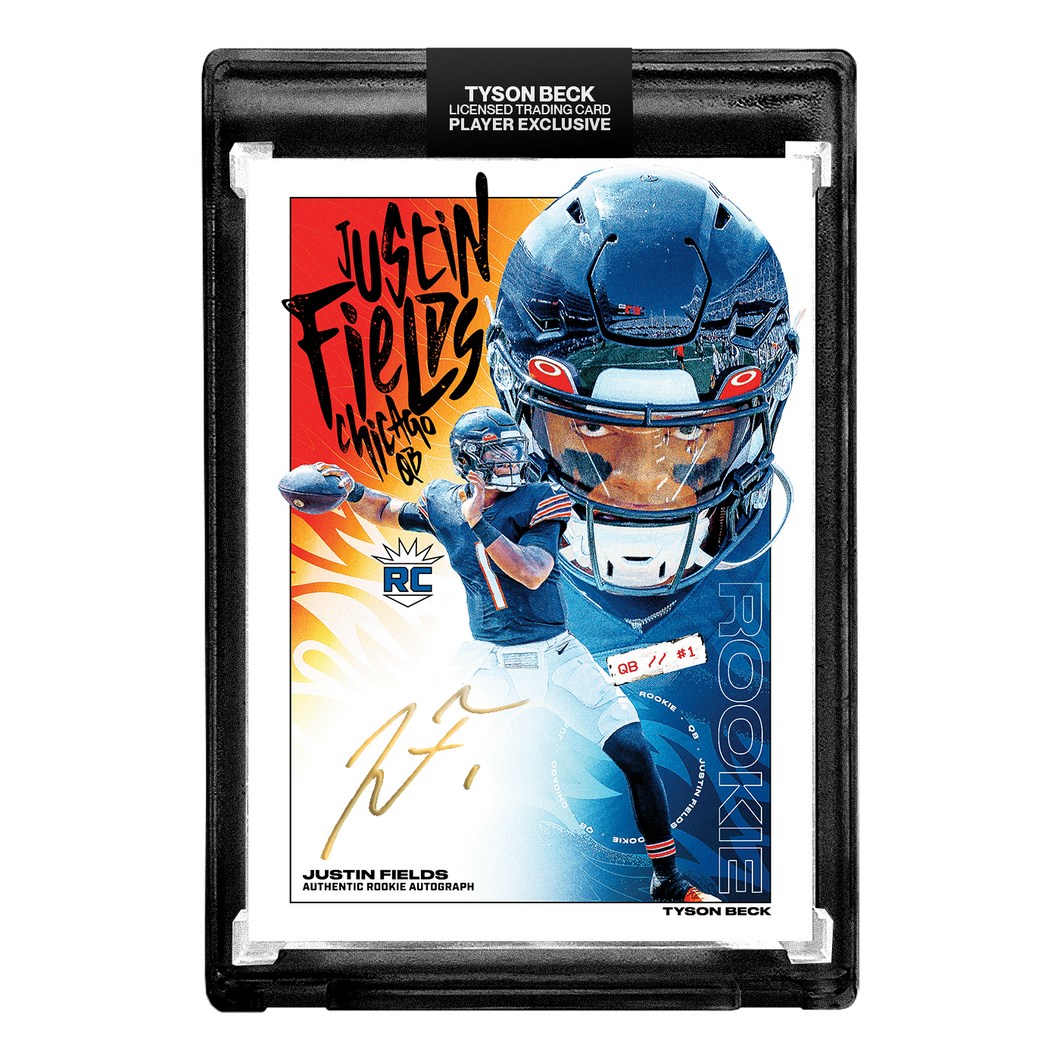 JUSTIN FIELDS X TYSON BECK - RC1 - GOLD AUTOGRAPH - ONE OF ONE
