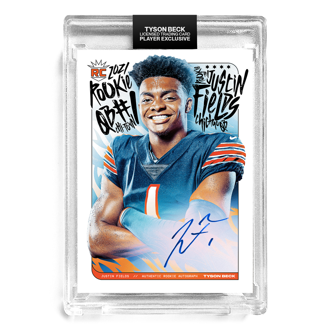 JUSTIN FIELDS X TYSON BECK - RC2 - AUTOGRAPH - LIMITED TO 40