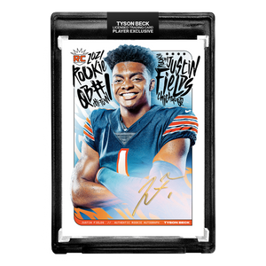 JUSTIN FIELDS X TYSON BECK - RC2 - GOLD AUTOGRAPH - ONE OF ONE