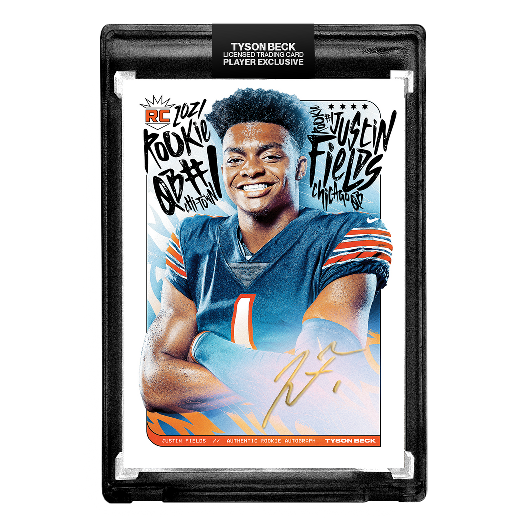 JUSTIN FIELDS X TYSON BECK - RC2 - GOLD AUTOGRAPH - ONE OF ONE