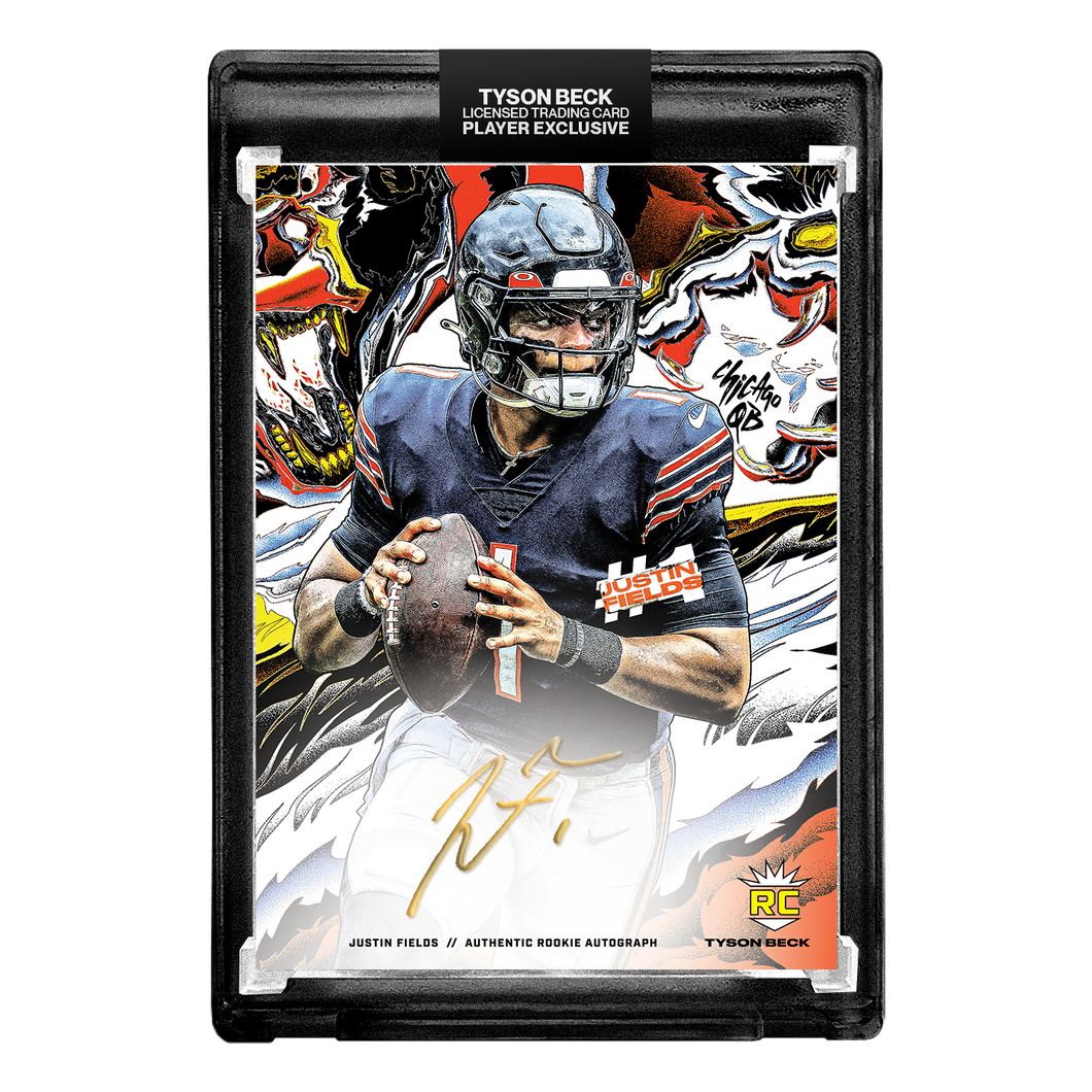 JUSTIN FIELDS X TYSON BECK - RC3 - GOLD AUTOGRAPH - ONE OF ONE