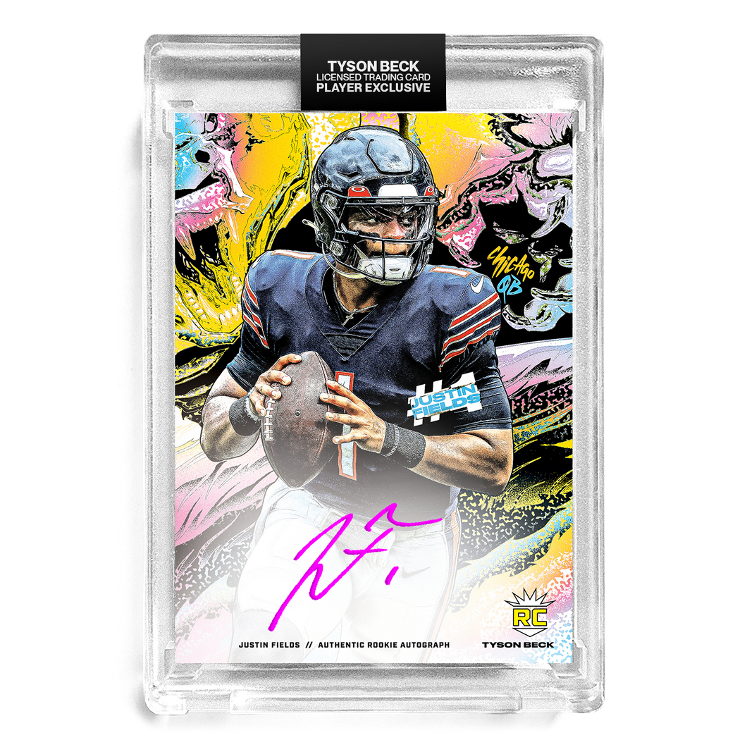 JUSTIN FIELDS X TYSON BECK - RC3 - NEON UV AUTOGRAPH - LIMITED TO 15