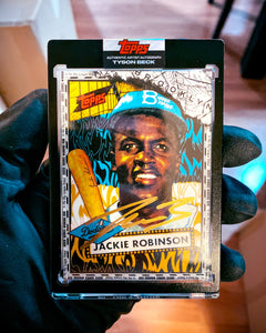 Jackie Robinson by Tyson Beck - GOLD AUTOGRAPH - LIMITED TO 10