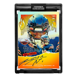 BIRTHDAY ONLY EXCLUSIVE CARD - JUSTIN FIELDS X TYSON BECK - ARTIST PROOF VARIATION - RAINBOW FOIL DUAL AUTOGRAPH 🌈 LIMITED TO 10