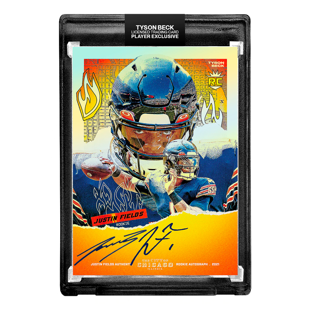 BIRTHDAY ONLY EXCLUSIVE CARD - JUSTIN FIELDS X TYSON BECK - ARTIST PROOF VARIATION - RAINBOW FOIL DUAL AUTOGRAPH 🌈 LIMITED TO 10