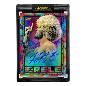 KHABIB NURMAGOMEDOV X TYSON BECK - THE EAGLE - COLORATION - AUTOGRAPH 🌈 LIMITED TO 22