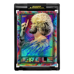 KHABIB NURMAGOMEDOV X TYSON BECK - THE EAGLE - COLORATION 🌈 DUAL AUTOGRAPH - LIMITED TO 5