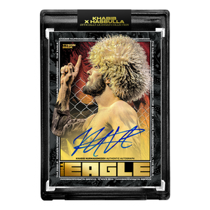 KHABIB NURMAGOMEDOV X TYSON BECK - THE EAGLE - GOLD FOIL - AUTOGRAPH - LIMITED TO 39