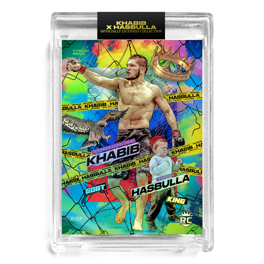 KHABIB X HASBULLA (RC) X TYSON BECK - DUAL CARD 2 - COLORATION 🎨 LIMITED TO 22