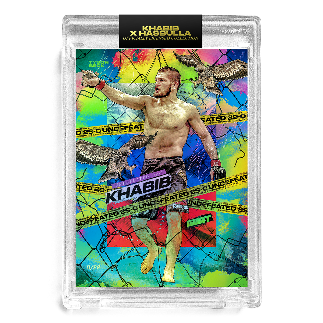 KHABIB NURMAGOMEDOV X TYSON BECK - UNDEFEATED - COLORATION 🎨 LIMITED TO 22