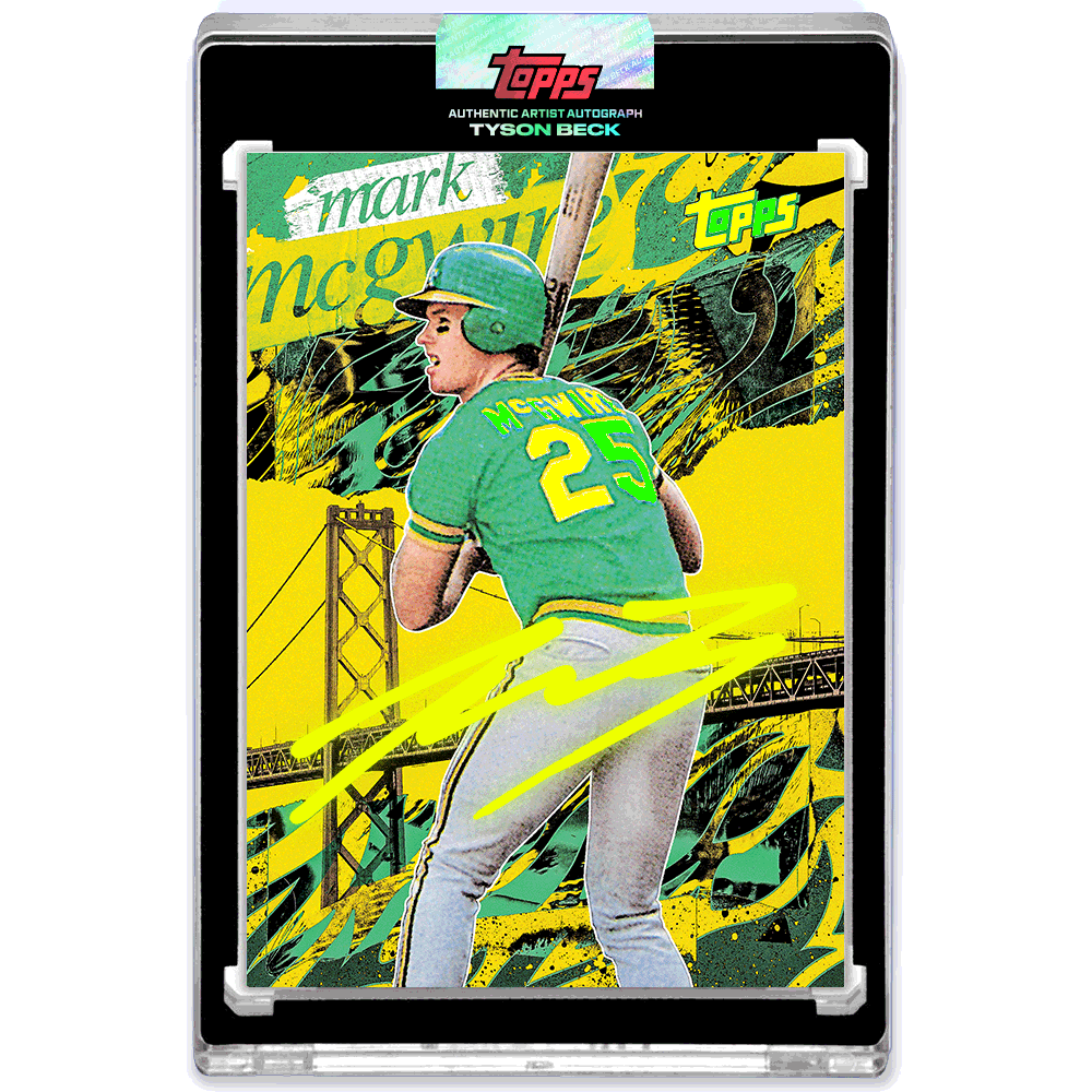 Mark McGwire by Tyson Beck - NEON UV AUTOGRAPH - LIMITED TO 5