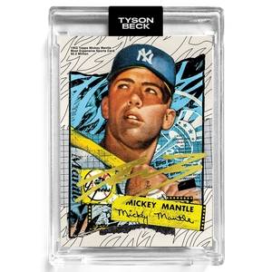 Mickey Mantle X Tyson Beck - P70 - GOLD ARTIST AUTO - LIMITED TO 10