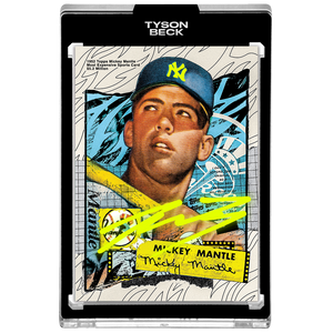 Mickey Mantle X Tyson Beck - P70 - NEON UV ARTIST AUTO - LIMITED TO 3