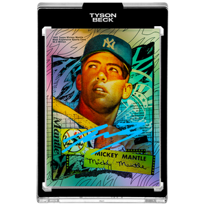 Mickey Mantle X Tyson Beck - P70 - RAINBOW FOIL ARTIST AUTO - LIMITED TO 1