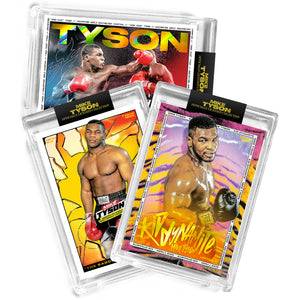 MIKE TYSON X TYSON BECK - 3 PACK - LIMITED TO 50 + FREE HIDDEN CHASE CARD - COLLECTORS CLUB ONLY!