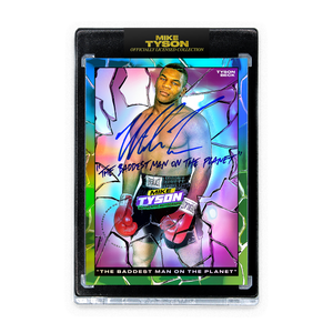 MIKE TYSON X TYSON BECK - "THE BADDEST MAN ON THE PLANET" - COLORATION - AUTOGRAPH + ARTIST INSCRIPTION - LIMITED TO 5