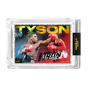 MIKE TYSON X TYSON BECK - "IRON MIKE" - GOLD LASER FOIL - LIMITED TO 50