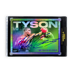 MIKE TYSON X TYSON BECK - "IRON MIKE" - COLORATION - DUAL AUTOGRAPH - LIMITED TO 5