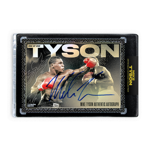 MIKE TYSON X TYSON BECK - "IRON MIKE" - AUTOGRAPH - SUPERFRACTOR - ONE OF ONE