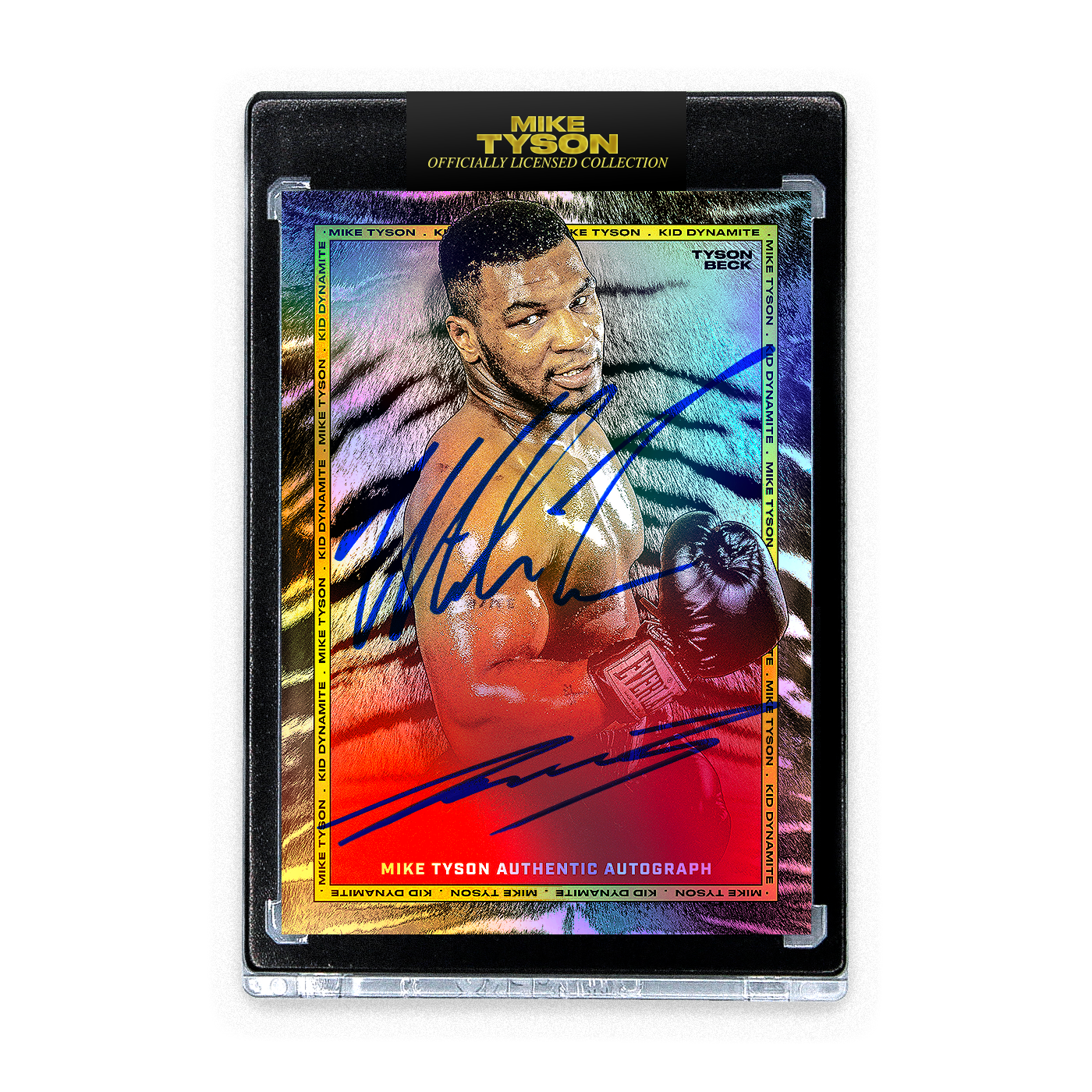 イアン　タイソン　　リトグラフ　サイン付き MIKE TYSON X TYSON BECK - DUAL AUTOGRAPHS – Tyson Beck