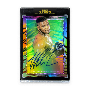 MIKE TYSON X TYSON BECK - "KID DYNAMITE" - COLORATION - AUTOGRAPH - LIMITED TO 10