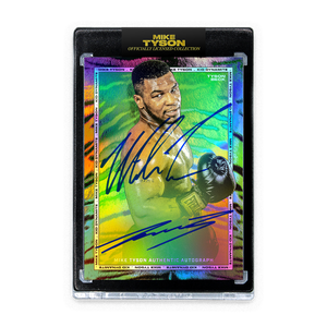 MIKE TYSON X TYSON BECK - "KID DYNAMITE" - COLORATION - DUAL AUTOGRAPH - LIMITED TO 5