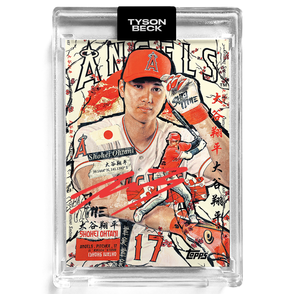 Shohei Ohtani X Tyson Beck - P70 - RED ARTIST AUTO - LIMITED TO 17