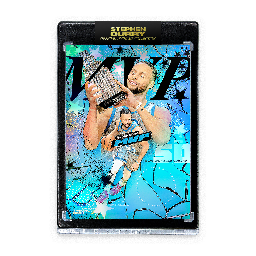 STEPHEN CURRY - 2022 ALL-STAR MVP - RAINBOW FOIL - LIMITED TO 30