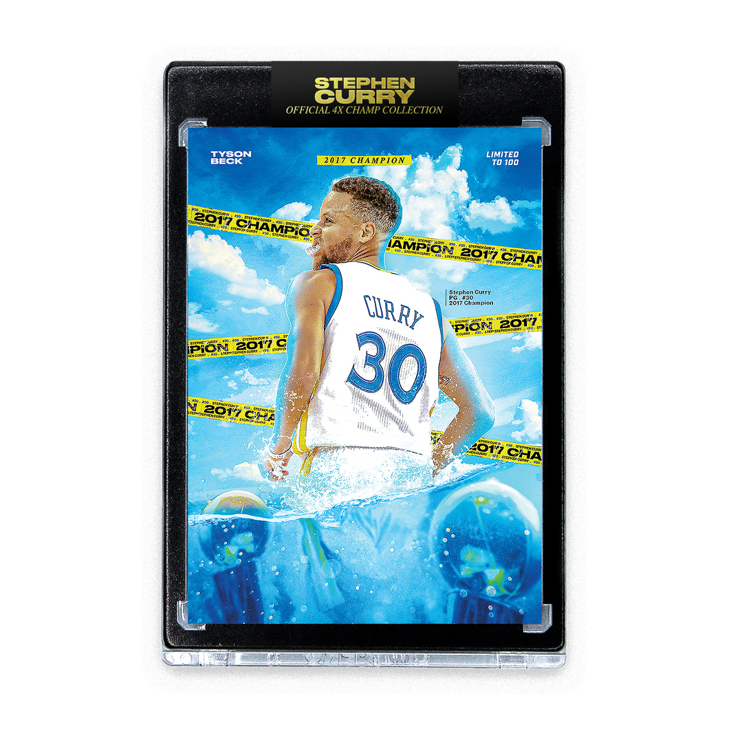 STEPHEN CURRY - 2017 CHAMP - LIMITED TO 100 – Tyson Beck