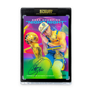 STEPHEN CURRY - "NIGHT NIGHT" - COLORATION - AUTOGRAPH - LIMITED TO 10