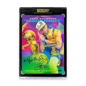 STEPHEN CURRY - "NIGHT NIGHT" - COLORATION - AUTOGRAPH + INSCRIPTION - LIMITED TO 2