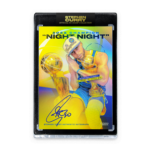 STEPHEN CURRY - "NIGHT NIGHT" - RAINBOW FOIL - AUTOGRAPH - LIMITED TO 30