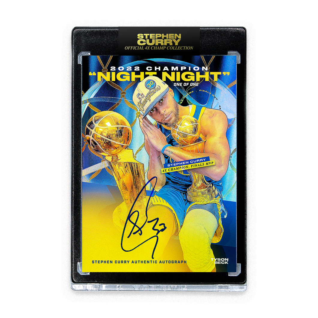 STEPHEN CURRY X TYSON BECK - NIGHT NIGHT - AUTOGRAPH - LIMITED TO 30 –  Tyson Beck