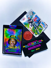 Load image into Gallery viewer, 🌈 RAINBOW FOIL - Tony Gwynn by Tyson Beck - RAINBOW YELLOW - LIMITED TO 1 🌈
