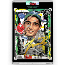 Load image into Gallery viewer, Sandy Koufax by Tyson Beck - GOLD AUTOGRAPH - LIMITED TO 5 + Topps Collector Card

