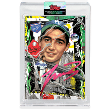 Load image into Gallery viewer, Sandy Koufax by Tyson Beck - RUBY AUTOGRAPH - LIMITED TO 25 + Topps Collector Card
