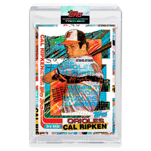 Load image into Gallery viewer, NEON UV AUTOGRAPH - Topps PROJECT 2020 Card - 1982 Cal Ripken Jr. by Tyson Beck - Limited to 2 [PRE-ORDER]

