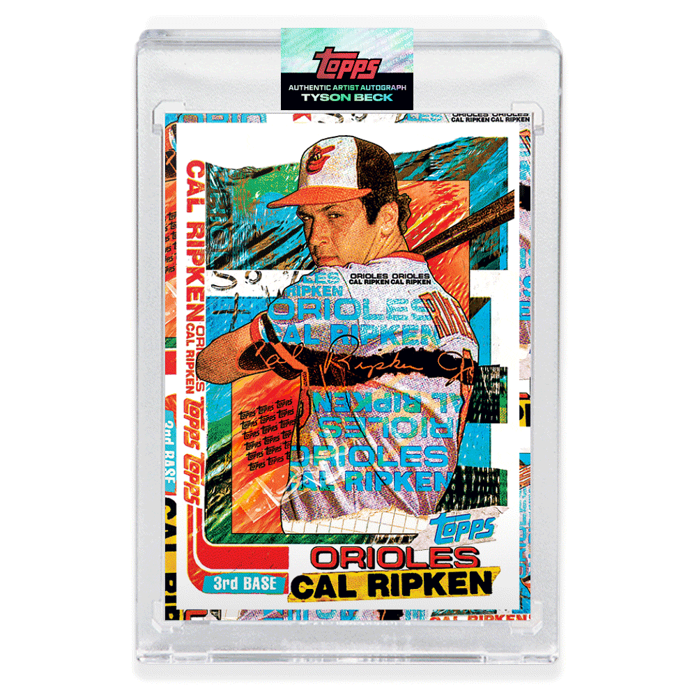 NEON UV AUTOGRAPH - Topps PROJECT 2020 Card - 1982 Cal Ripken Jr. by Tyson Beck - Limited to 2 [PRE-ORDER]